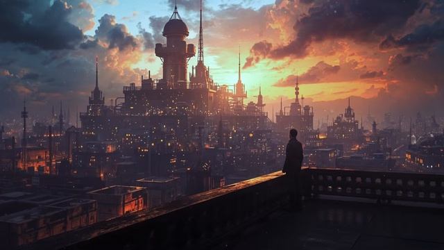 Cinderline City ｜ Ambient Cyberpunk Music for Night Work, Focus & Dystopian Relaxation-(804p24)