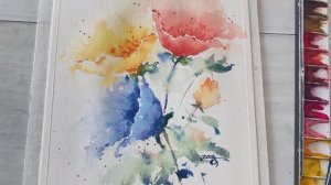 Так~ расслабляет. Простая акварель