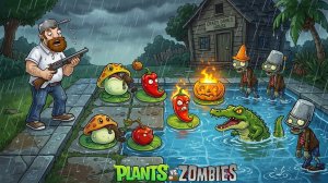 Зомби против растений! Plants vs Zombies ПвЗ PvZ Растения против Зомби Битва прохождение игры