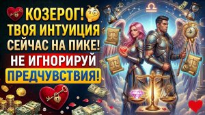 🐐КОЗЕРОГ! 🧐Твоя интуиция сейчас на пике - не игнорируй предчувствия!