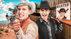 Влад а4 . Стали КОВБОЯМИ на 24 Часа ! Видео Влада Бумага а4 А 4 Bumaga