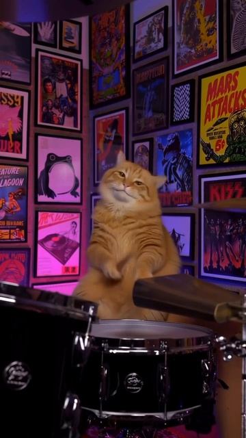 Котячий барабанщик