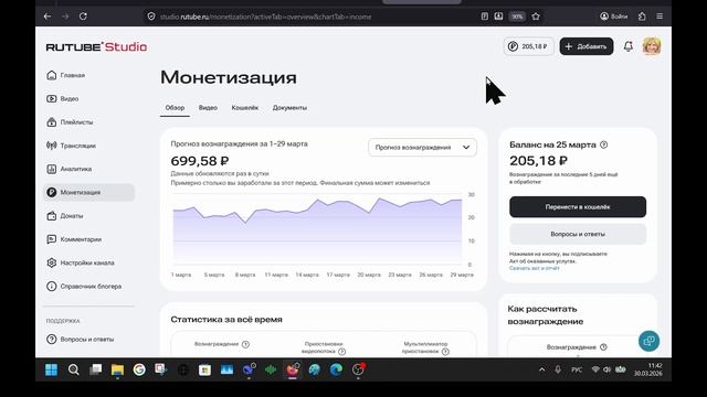 💰 RUTUBE: когда и как подключают монетизацию? пошаговая инструкция