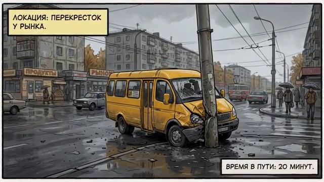 Смешной водитель маршрутки