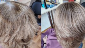 Маскируем седину, с рассветлением по длине❤️❤️❤️