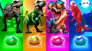 Coffin Dance Динозавры 399 уровень - Мультики про Динозавров | МУЛЬТФИЛЬМЫ ДИНОЗАВРЫ в Tiles Hop