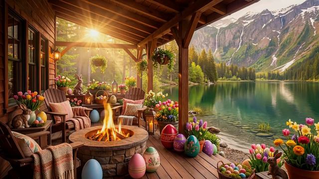 Счастливой Пасхи! Расслабляющие Звуки Природы, Уютный Костер и Весенняя Атмосфера