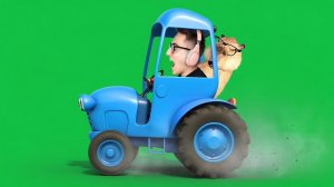 Синий трактор и капибара - Песенка мультик для детей