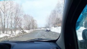 #Автопрогулка. Ледоход на р.Томь.