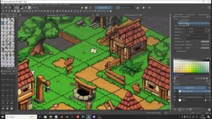 Видео по инструментам в Krita - отображение сетки и бесшовные текстуры