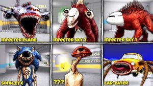 ОБНОВЛЕНИЕ ЗАРАЖЕННОГО САМОЛЕТА! Что, если я СТАНУ Поедателем Машин, Соником,... в Тюрьме Барри!