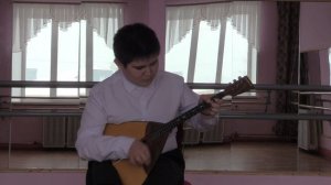 3.МБУДО "Алнашская ДШИ" Зотов Антон 7 кл.струнные народные инструменты -Возле речки возле моста