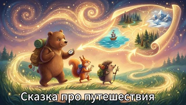 Сказка про путешествия Новая сказка Слушать на ночь Сказка для детей Алексей Лукшин Спокойной ночи