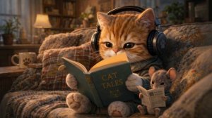 Спокойная музыка для кошек дома | Музыка для чтения