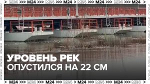 Уровень рек в подмосковных Луховицах опустился на 22 см