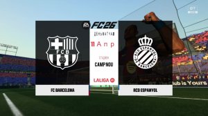 Барселона - Эспаньол 31 тур Чемпионат Испании 25/26 FC26