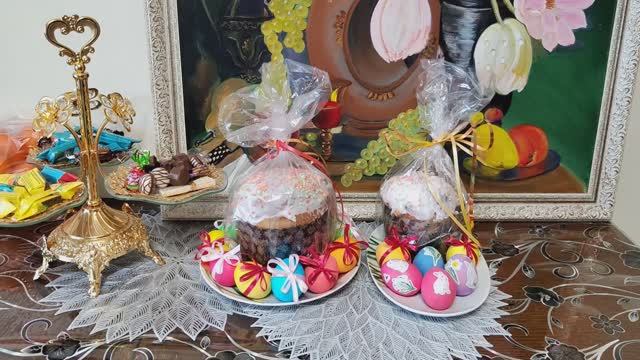 Готовлюсь к празднику! Крашу яйца, получилось красиво👍❤