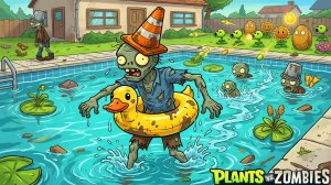 Зомби против растений! Plants vs Zombies ПвЗ PvZ Растения против Зомби