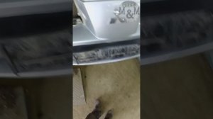 Митсубиси Аутлендер 1 снятие переднего бампера, снятие фары