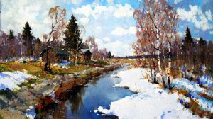 Весенние пейзажи художника Александра Кремера