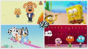 Губка Боб, Шериф Лабрадор, Гамбол против Блуи