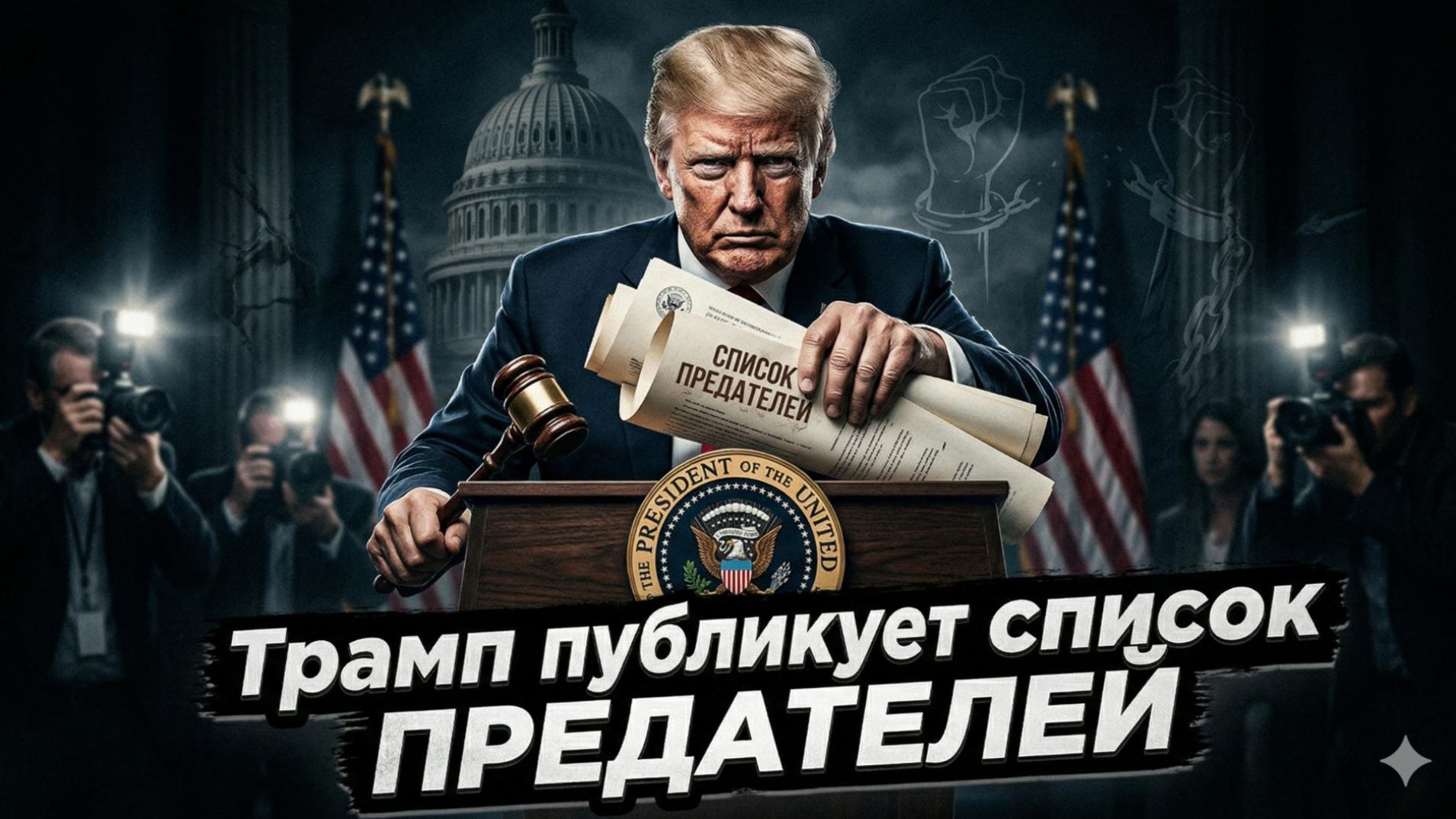 💥 Срочно: Трамп назвал имена врагов — список предателей раскрыт