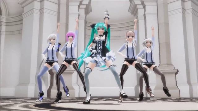MMD Little Apple Miku Luka SeeU Haku IA ,ver 0.5 скоро выйдет новая,персонажи серии Vocaloid 3