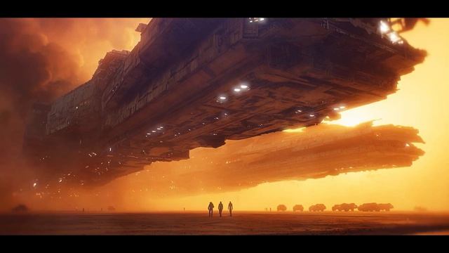 The Last Armada ｜ Cinematic Space War Visuals with Dark Ambient for Focus & Sleep-(1080p30)