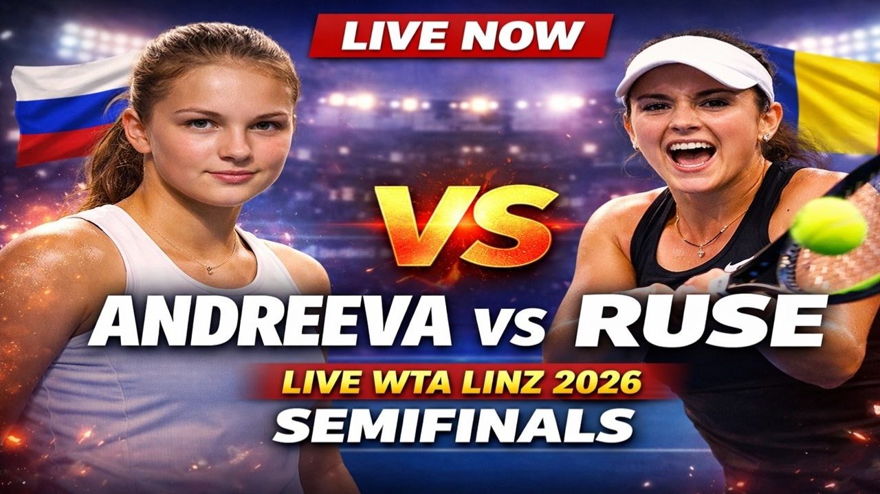 Андреева М — Русе Е-Г Теннис. WTA. Линц. Грунт Прямая трансляция