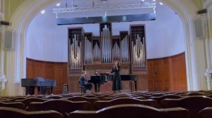 Р. Штраус "Песни Офелии"
Бернстайн "Маленькая серенада"