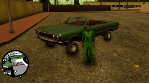 GTA San Andreas  DE. Участвую в соревновании Лоурайдеров.