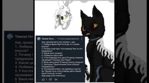 ВОПРОС-ОТВЕТ 2ЧАСТЬ!!ОТВЕЧАЮ НА ВОПРОСЫ ТЁМНОЙ НОЧИ,ИСКРЫ,БАРСУКА,И ДА ВОПРОС ОТВЕТ БУДЕТ ДО 18АПРЕЛ