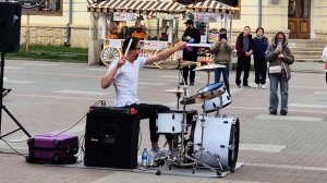 На улицах Кисловодска.