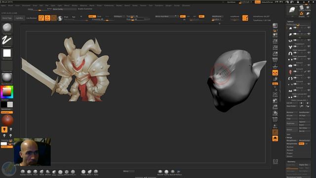 19. Делаем лицо и добавляем детали