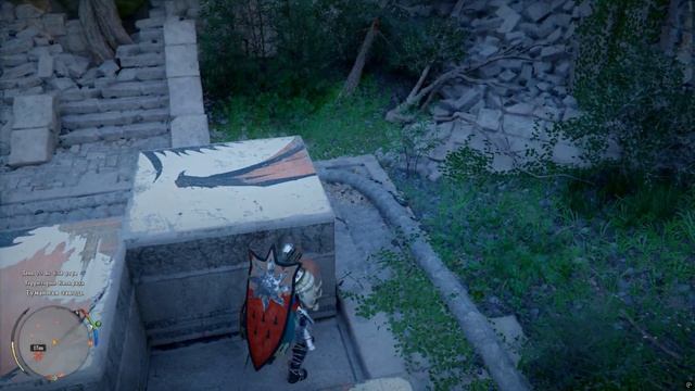 Руины Головы дракона Туманная Заводь головоломка испытание Crimson Desert