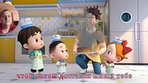 Песенка для детей - Пекарь готовит тортик. мультфильм для детей с моими комментариями