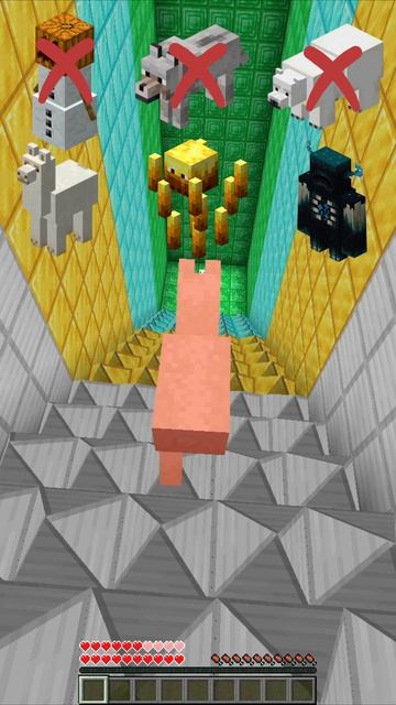 Minecraft Mob Spike Сhallenge  minecraft 7x7