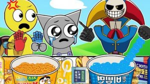 Спрунки и Лили против Прототипа в МУКБАНГЕ, анимация