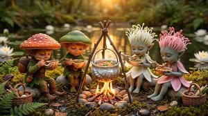 Мультики для детей. День в компании милых лесных жителей. Детские мультики.  Расслабляющая музыка