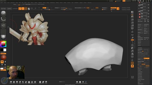 20. Кисть альфы и продолжаем детализацию