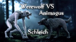 Schleich Werewolf VS Animagus / Обзор фигурок Шляйх