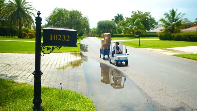 Настя и друзья в челлендже картонная школа против пуши