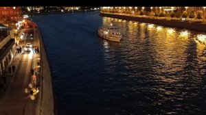 Вечерняя Москва. Река.