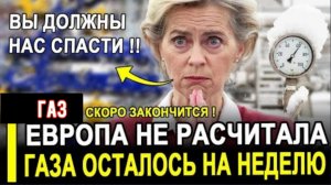 Европейцы в ИСТЕРИКЕ! Германия, Франция, Нидерланды остались БЕЗ ГАЗА!