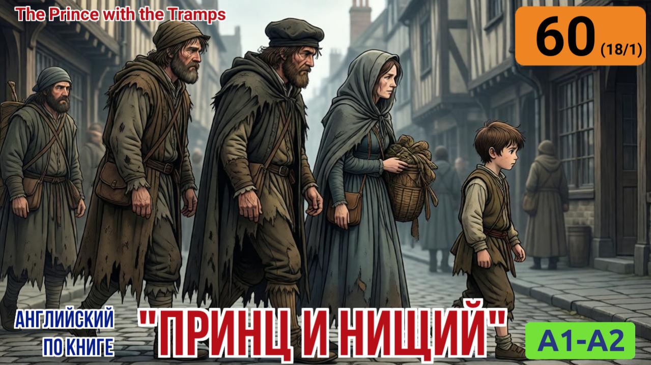 "Принц и нищий" на английском | Глава 18/1: Бродяги начинают свой день с грабежа и угроз. | A1-A2