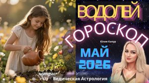 ♒Водолей - гороскоп на Май 2026 года. От Юлии Капур