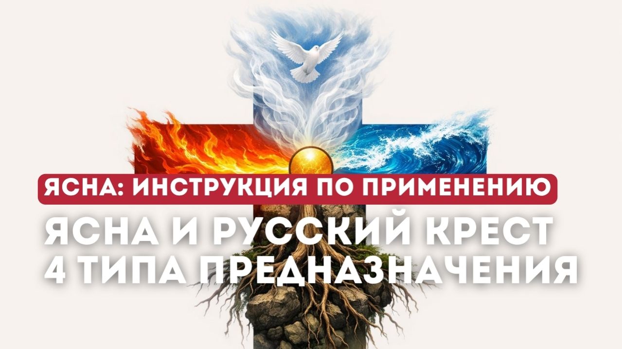 Ясна и Русский крест 4 типа предназначения человека