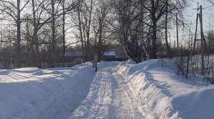 Зима снежная