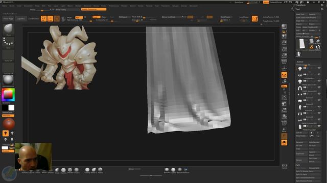 13. Делаем накидку и меняем фон