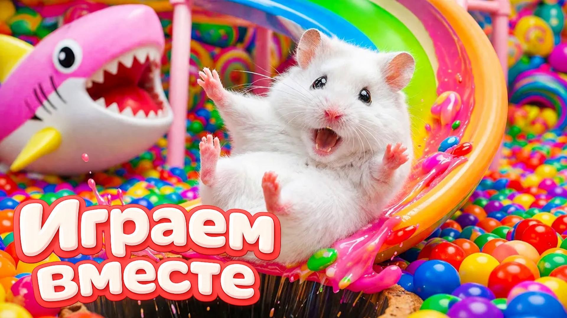 ХОМЯК ВЫБИРАЕТСЯ ИЗ СЕКРЕТНОЙ ХОМЯЧЕЙ ТЮРЬМЫ !! Играем ВМЕСТЕ !! Помогаем выбраться из лабиринта!